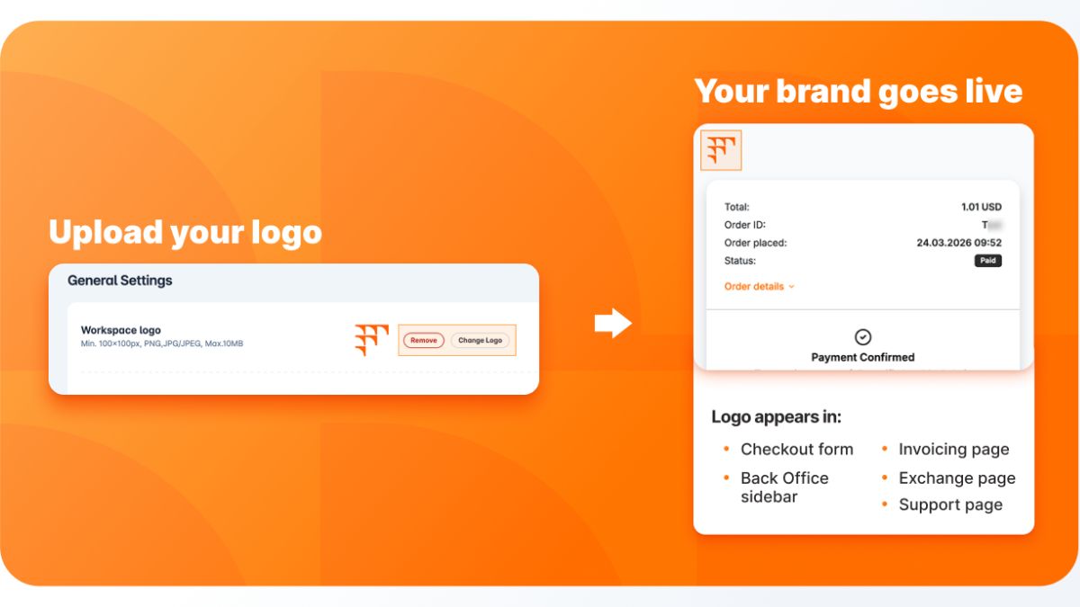 Upload company logo