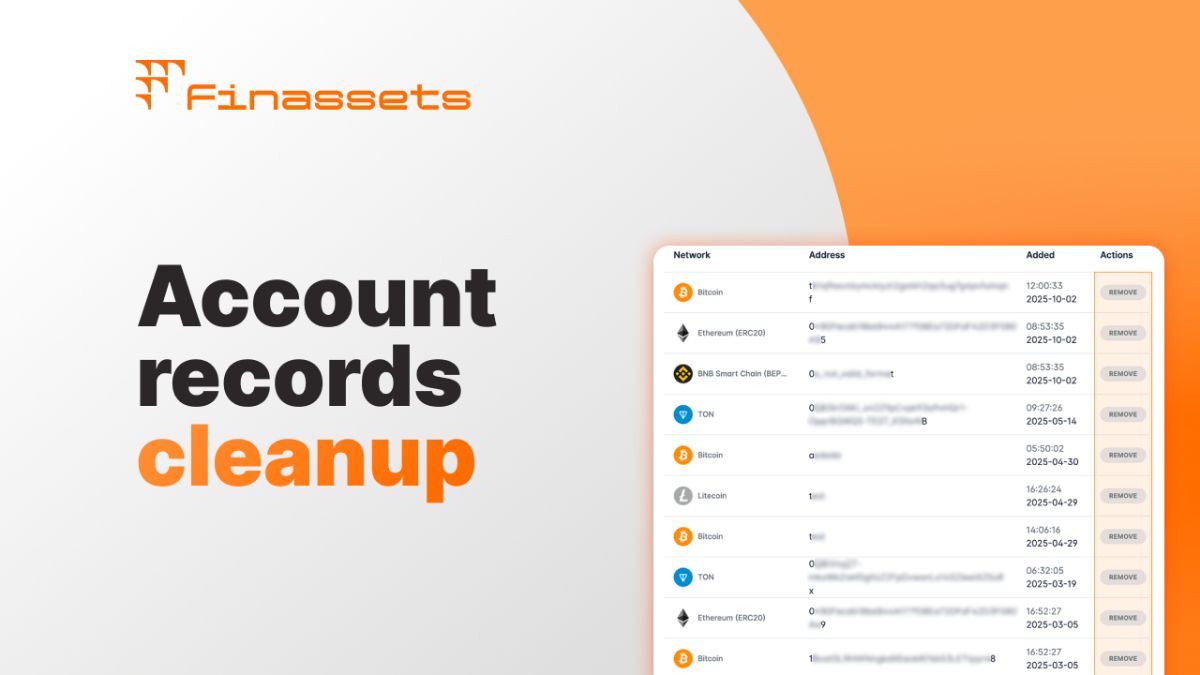 Account records cleanup