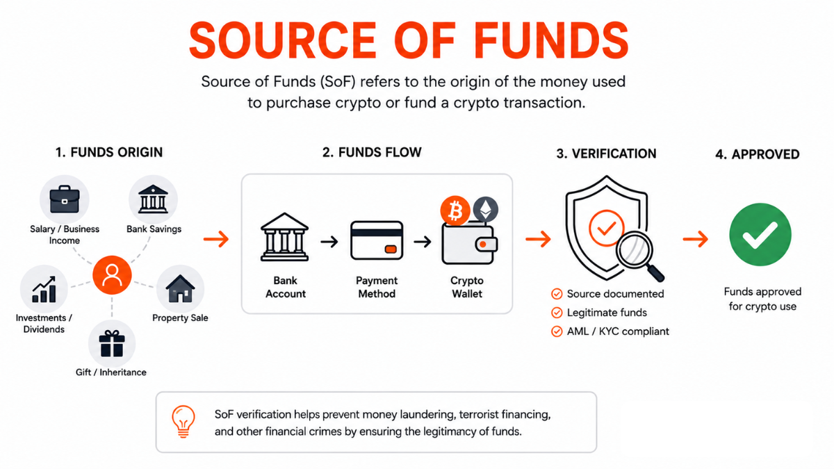 Source of Funds in Cryptocurrency Compliance