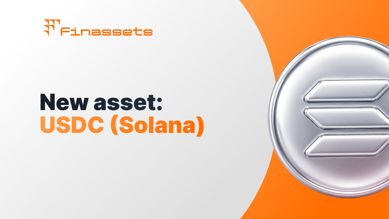 USDC on Solana now available on Finassets