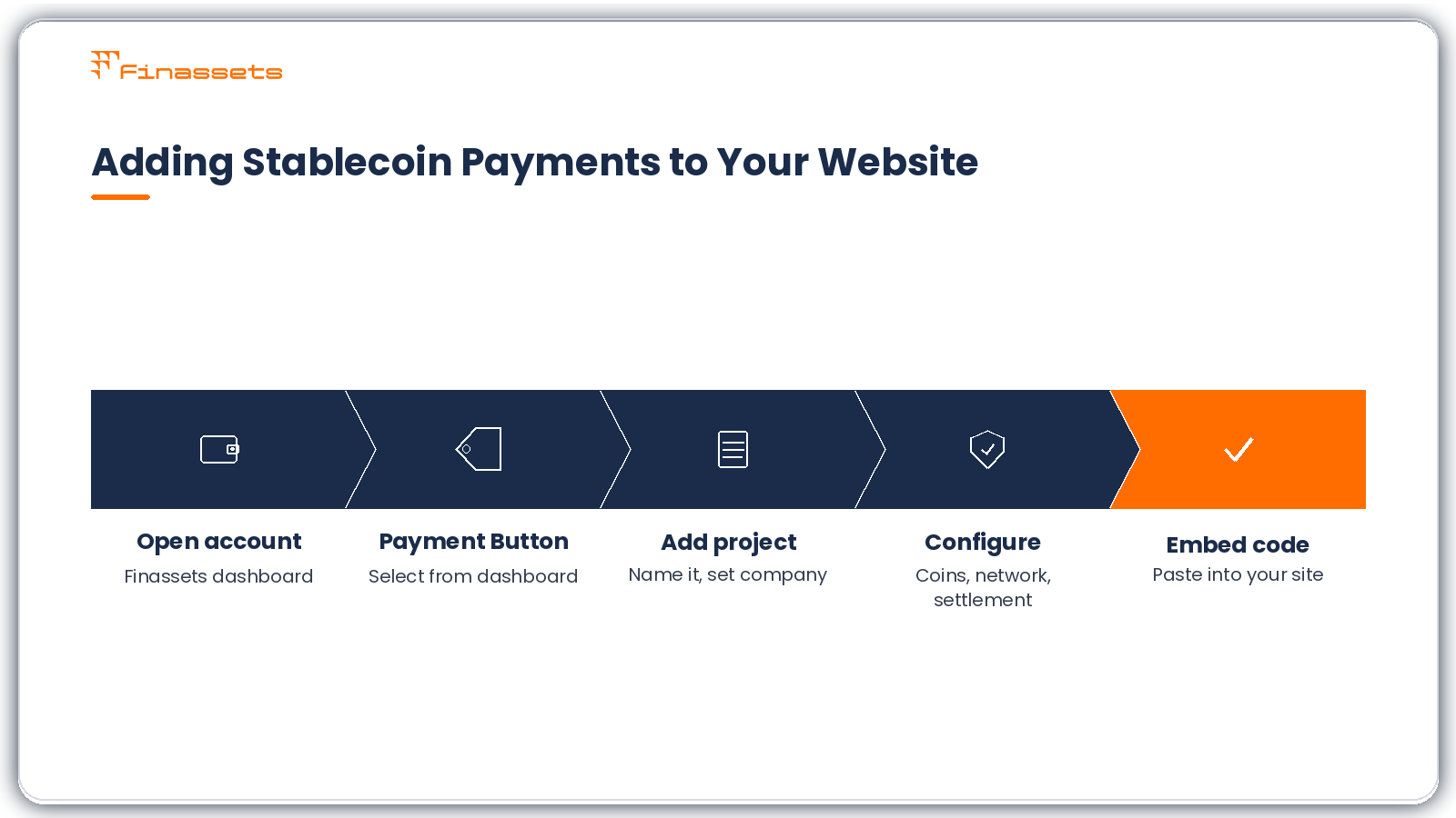 how to accept stablecoin payments