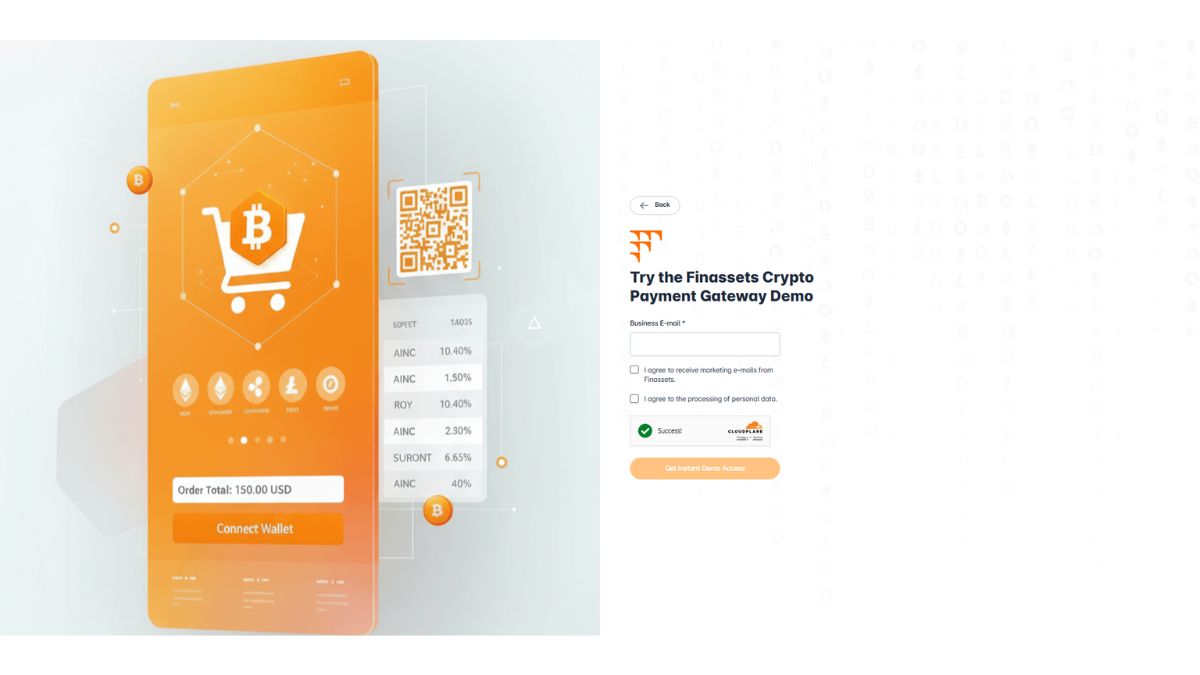Test crypto deposit via payment gateway demo